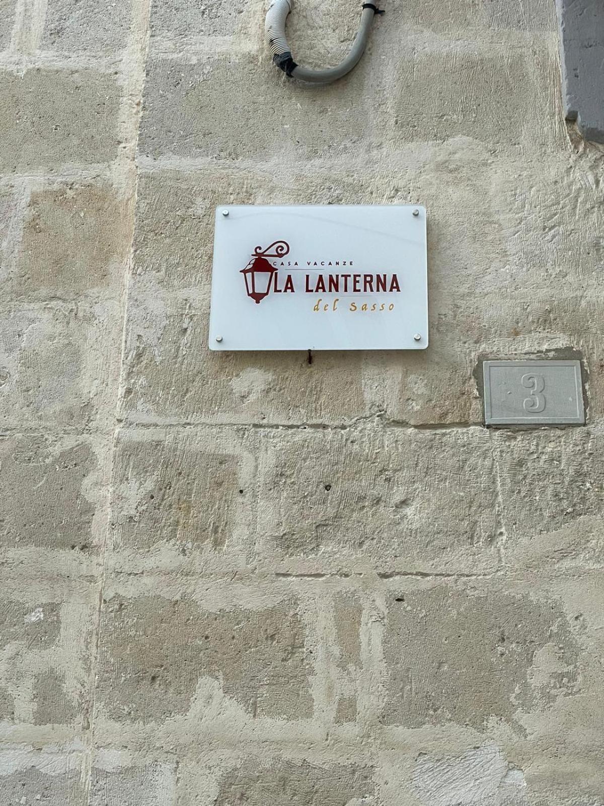 Вилла La Lanterna Del Sasso Матера Экстерьер фото